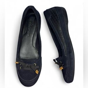 Women’s - Timberland Earthkeepers Falmouth Suede Flat Shoes Navy Blue Suede 9